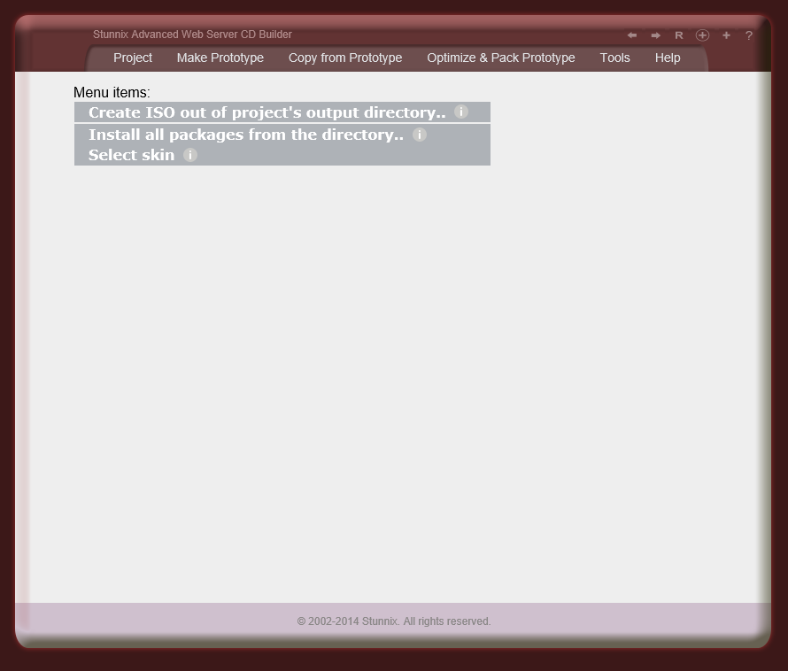 menu items in Tools		 menu items in Tools