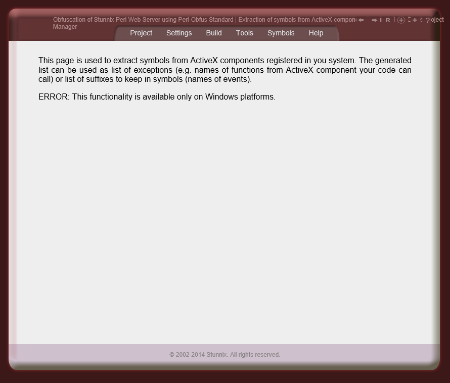 Extracting names of symbols from ActiveX components Extracting names of symbols from ActiveX components